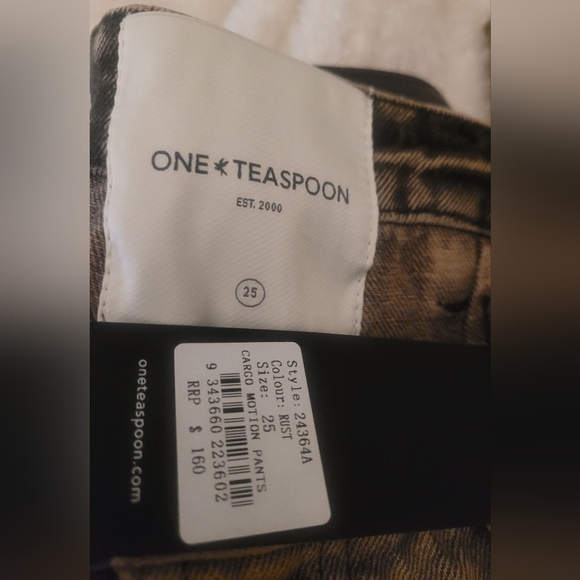 One Teaspoon Cargo Motion Pants- Rust. Size 25. NWT - Picture 2 of 7